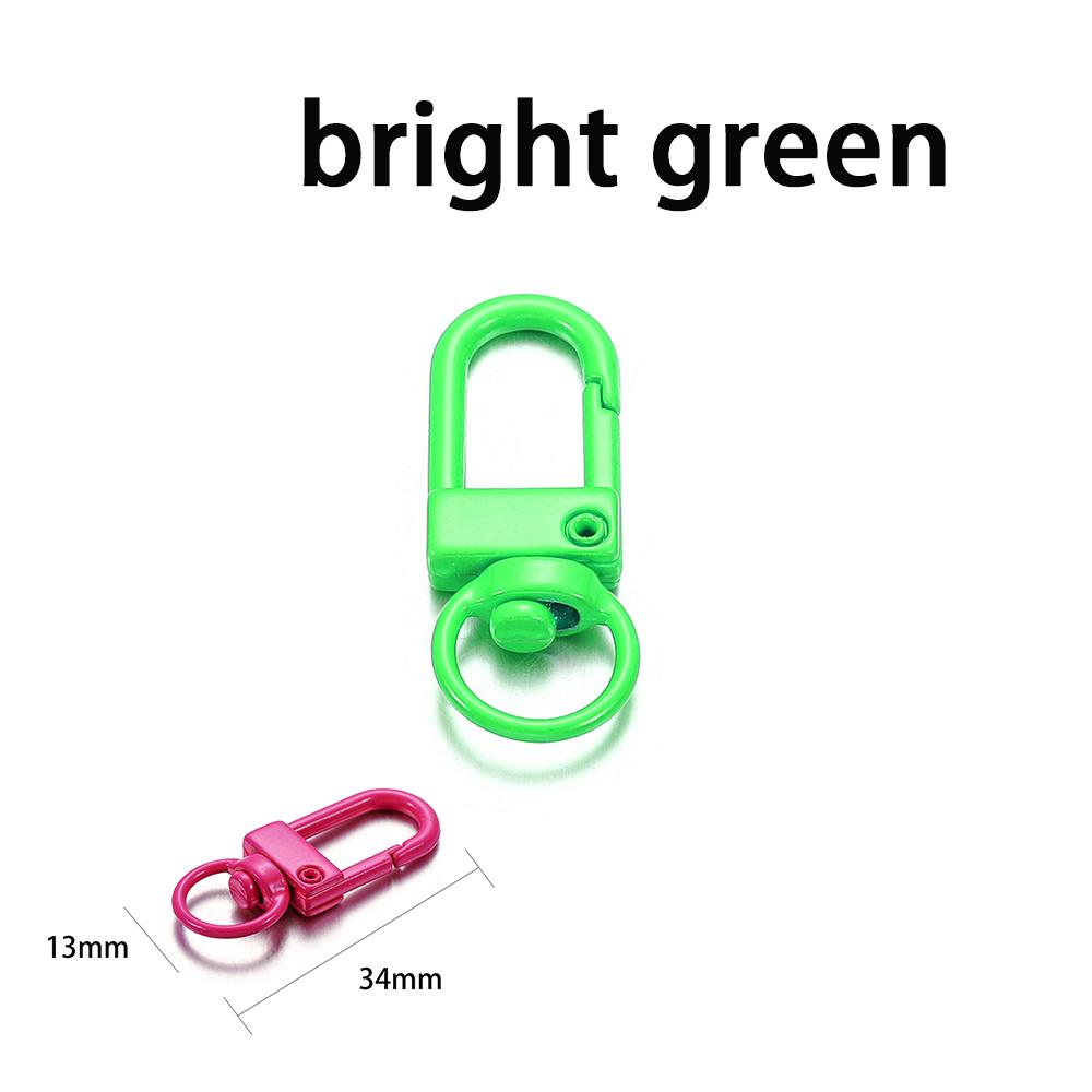 10pcs/lot 12*33mm Dog Buckle Zinc Alloy Bag Hook Buckle Key Ring Connectors For DIY Jewelry Making Supplies