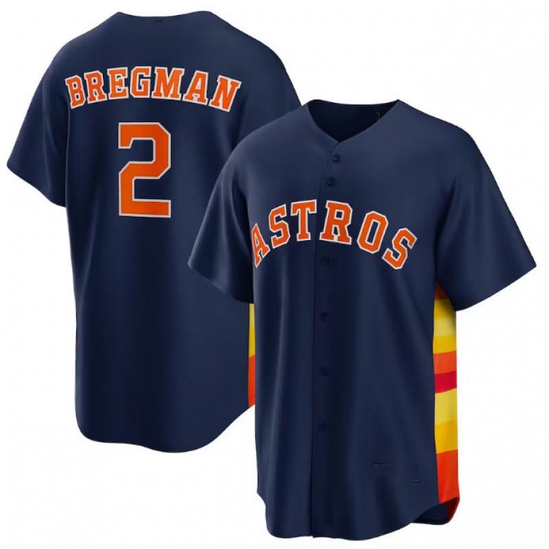 Houston Astros 44 Yordan Alvarez Fan Edition Embroidered Baseball Jersey Men