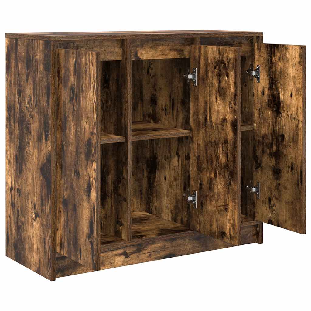 Sideboard Smoked Oak 85 x 34 x 76 cm Particle Board