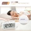 Alarm Digital Reviday Table 2 Sets of Brightness Easy To Thermometer and Hygrometer Desk Multifunctional Digital Snooze Night Japanese Instruction