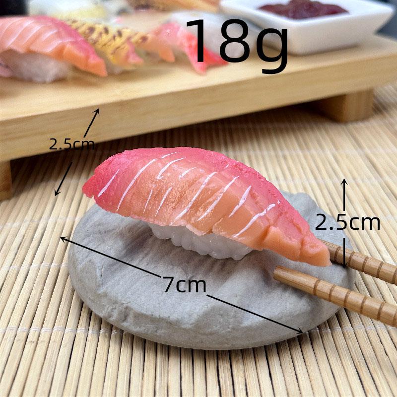 Symulacja 3d Model Sushi Zabawki do gotowania Japońskie jedzenie Sushi z łososiem Kulka ryżowa Symulacja Model jedzenia Rekwizyty wystawowe Brelok Biżuteria