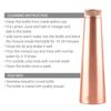 Copper Delight 1000 Wasserflasche, 915 ml, 1 Stück, Kupfer, auslaufsicher, Büroflasche, Fitnessflasche, Yogaflasche, Zuhause, Küche, Wandern