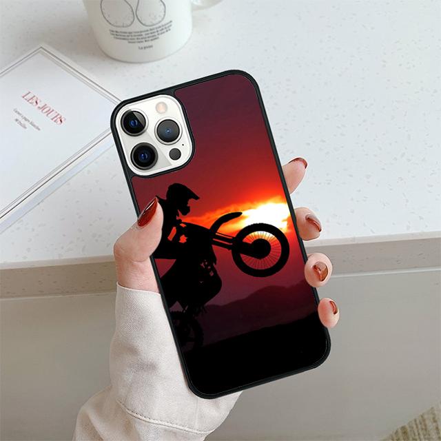 Freestyle Motocross Sport Phone Case For iPhone 17 Air 14 15 16 13 12 Cover For Apple Pro Max 6S Plus Coque