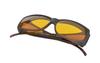 ESCHENBACH Wellness Protect Yellow Over-the-Eye Sunglasses, Small, Lens, 1663-815