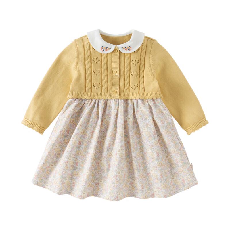 Dave & Bella Girls' Anti-Static Sweater Dress