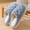 Baotou cotton slippers women's warm cotton shoes winter new home fleece non-slip cotton drag couple hair slippers tide