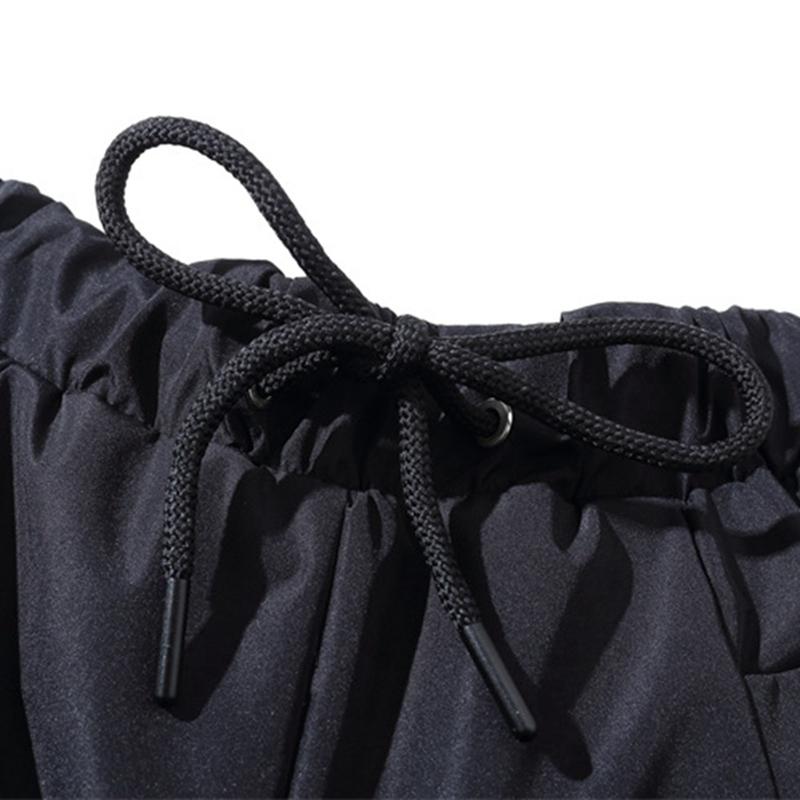 2-7 Years Kids Warm Drawstring Pants Adjustable Cuffs Windproof Pants