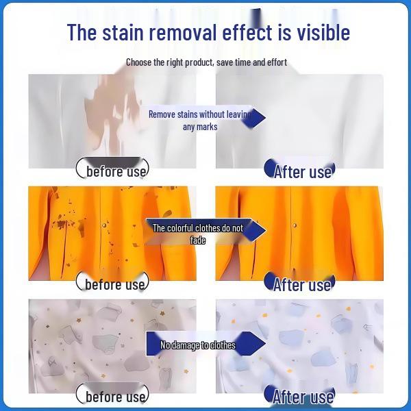 School Uniform Stain Removal Detergent: Fresh, Bright White for White Clothing