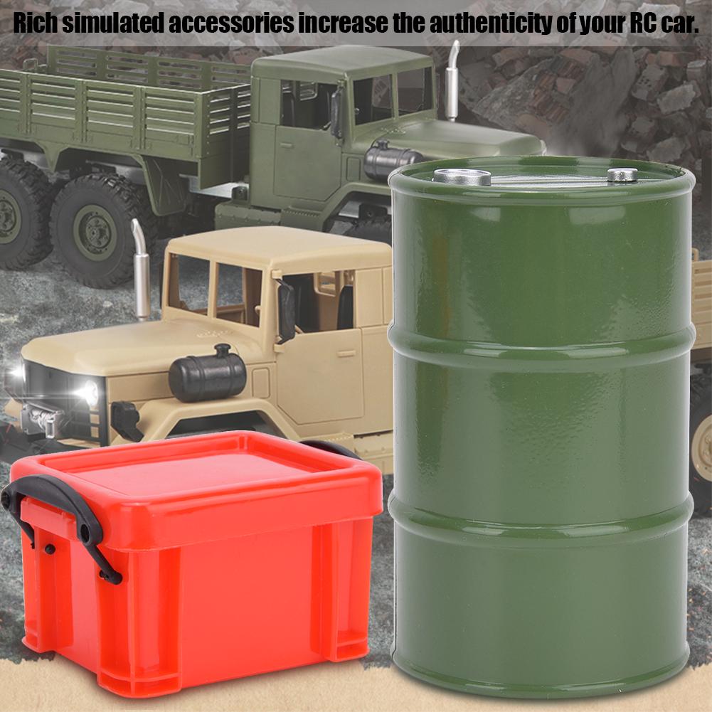 1 10 Elastic Luggage Net Storage Box Ladder RC Car Accessory Set Fit for Traxxas