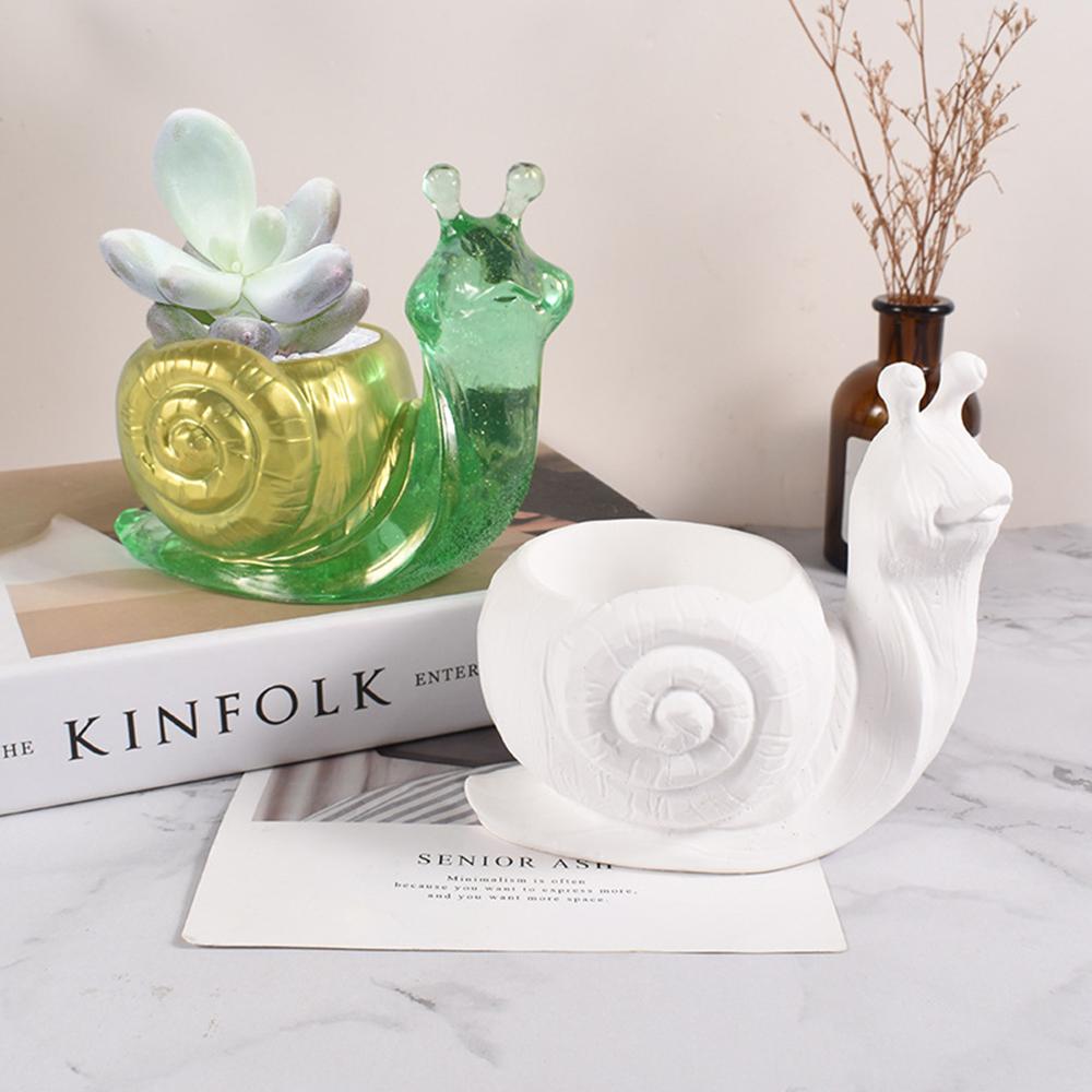 

Силиконовая форма для цветочного горшка в виде улитки, форма для вазы с изображением животных, форма для эпоксидной смолы, цементной глины