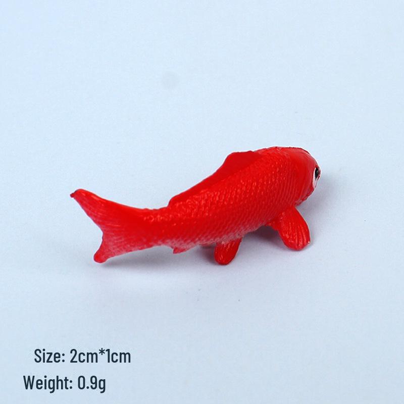 Miniaturowe akwarium z PVC Koi Model rekwizyty do samodzielnego wykonania - symulacja miniaturowej złotej rybki lub innych opcji ryb