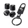 Car Accessories Metal Wheel Tire Valve Caps With Wrench Keychain For Opel Astra Insignia Corsa Zafira Meriva Mokka Vivaro Vectra