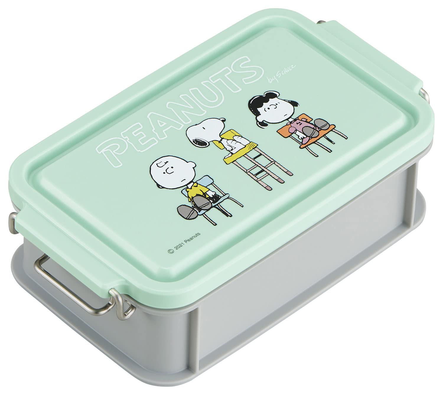 

OSK Peanut Container Lunch Box with Dividers Made in Japan CNT-600