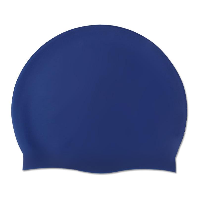 OEM Logo Non-Slip Swimming Pool Cap Hat Adults & Kids Elastic Swimming Caps Silicone Swimming Cap