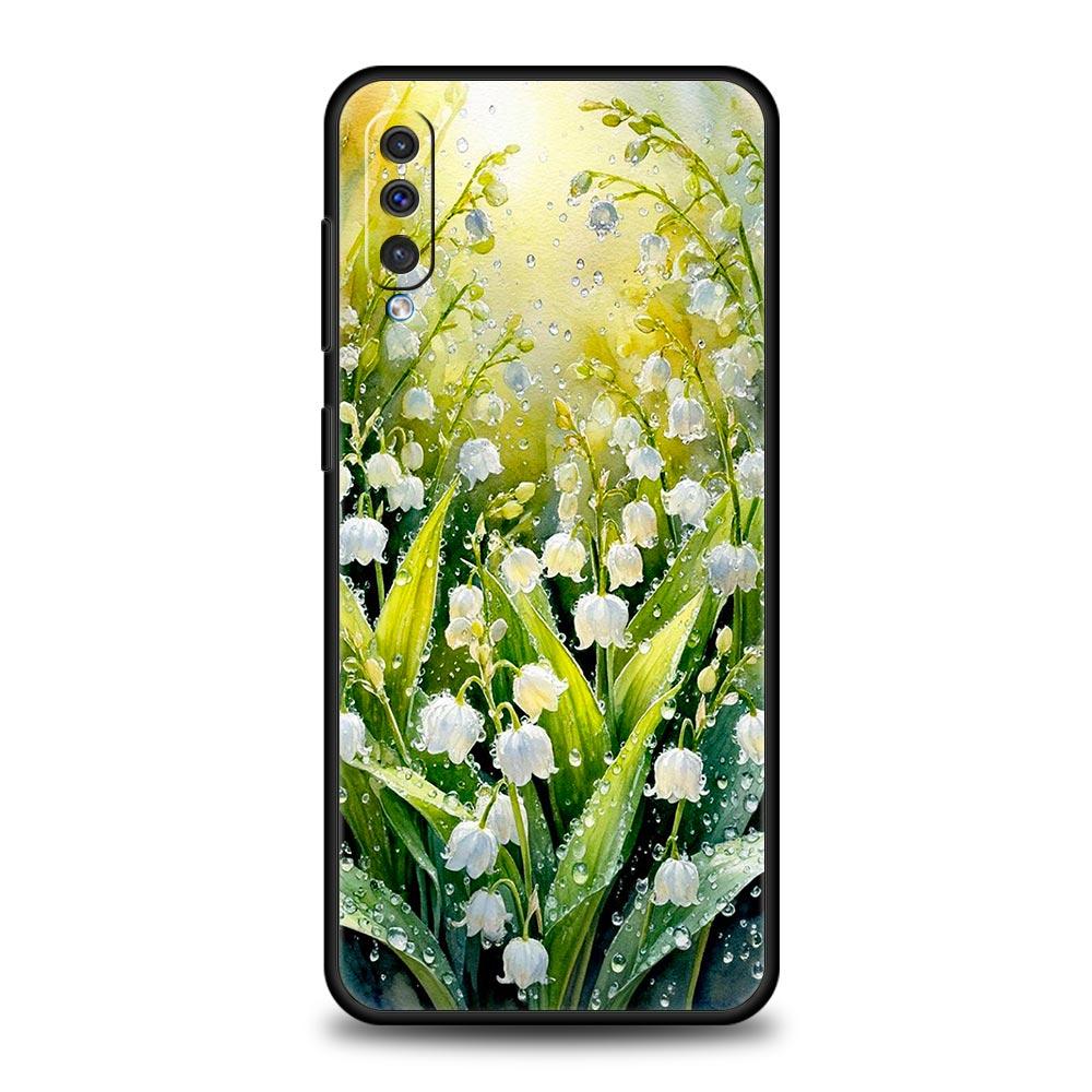 Lily Of The Valley Clear Floral Phone Case for Samsung Galaxy A56 A36 A26 A16 A34 A24 A42 A22 A20 A12 A40 A30 A10 Soft TPU Cover