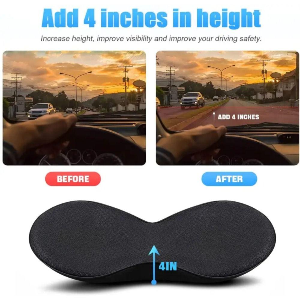 Thick Car Heightening Seat Cushion Driver Back Discomfort Relief Cushion  All Seasons
