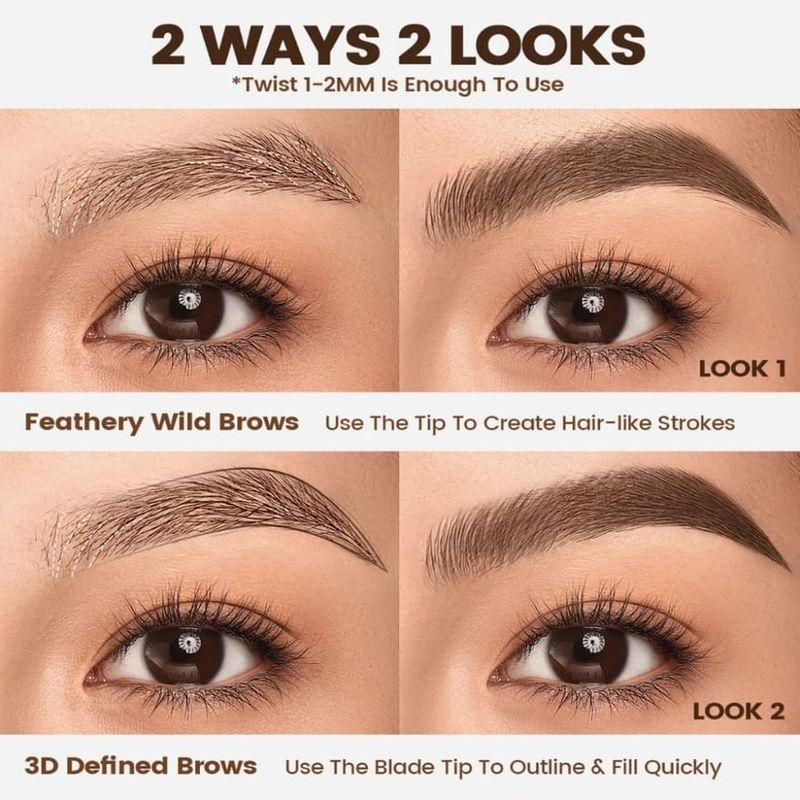 FOCALLURE - Anti-vlekken Wenkbrauwpotlood - 3 Kleuren