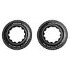 Bicycle Aluminium Centre Lock Ring Duo For Secure Disk Brake Setup On Your Ride