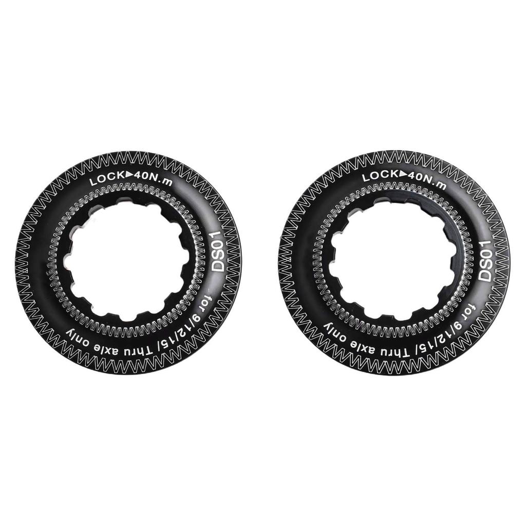Bicycle Aluminium Centre Lock Ring Duo For Secure Disk Brake Setup On Your Ride