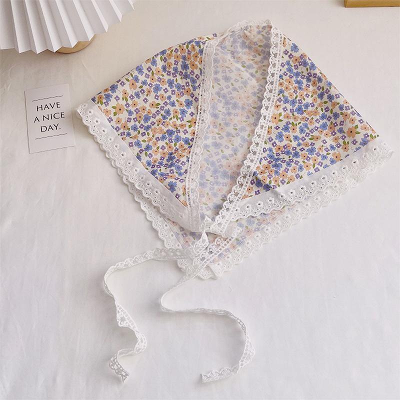 Kvinner Blonder Trekantskjerf Søte Jenter Solskjermingsskjerf Vår Sommer Fransk Strandstil Hårbånd Vintage Kvinne Dame Muslimsk Hijab