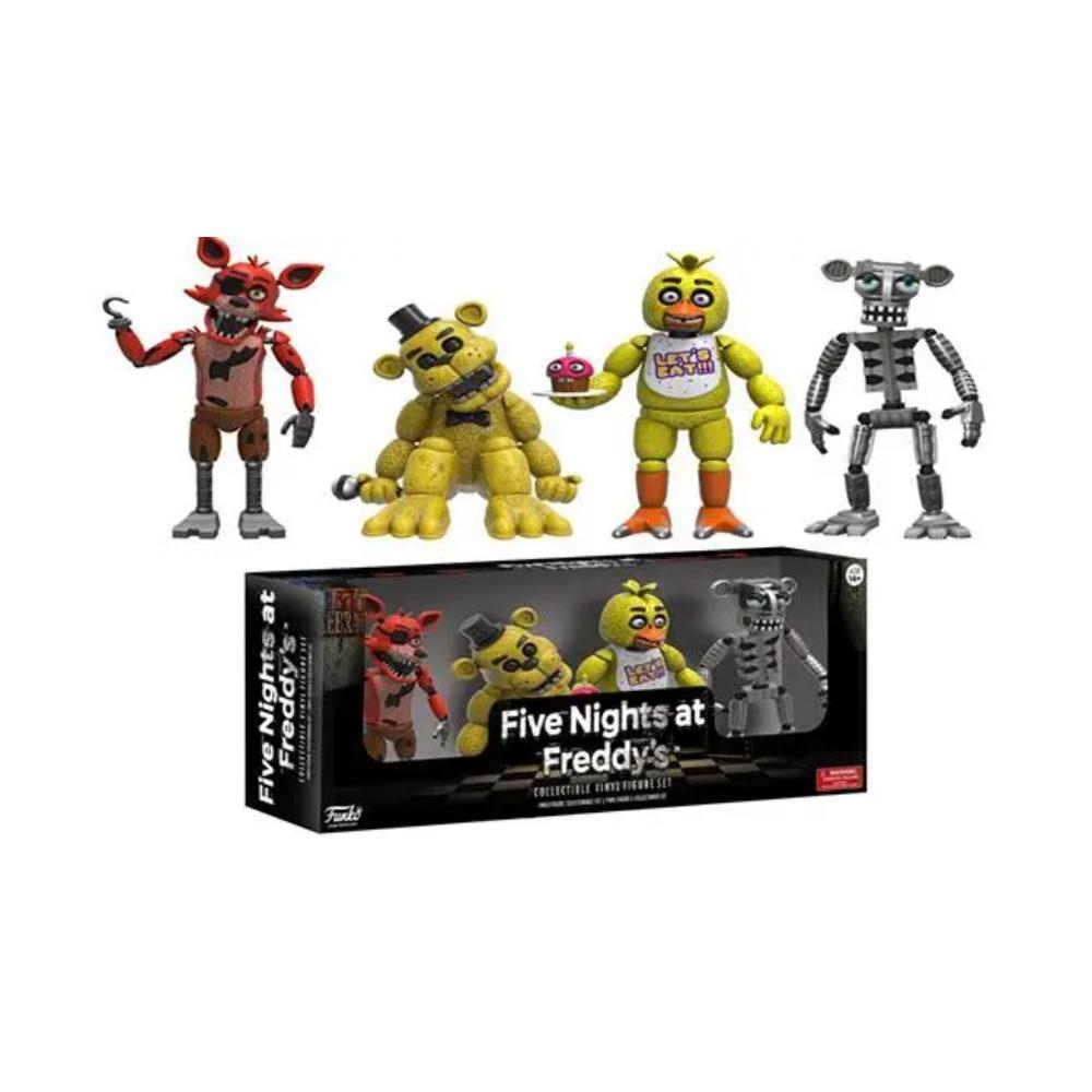 4 Stück/Set Five Nights at Freddy's Charakter Niedlich Schachtel PVC Actionfigur Modell Spielzeug für Kinder Geschenk