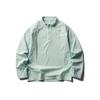 Mens Womens Quick Dry Long Sleeve T-Shirt With Half Zip Collar Loose Fit UV Protection Hiking Sport Shirt