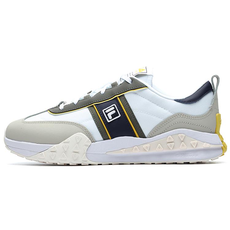 New FILA Athletics Brick Shoes 'White Grey Yellow' F12M211119FWP