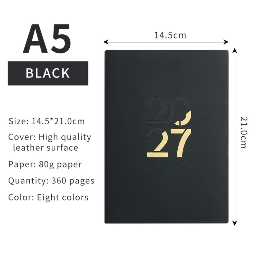 A5 2027 Schedule Planner 12 Month Agenda Planning Notebook New Planner Notepad  Time Management