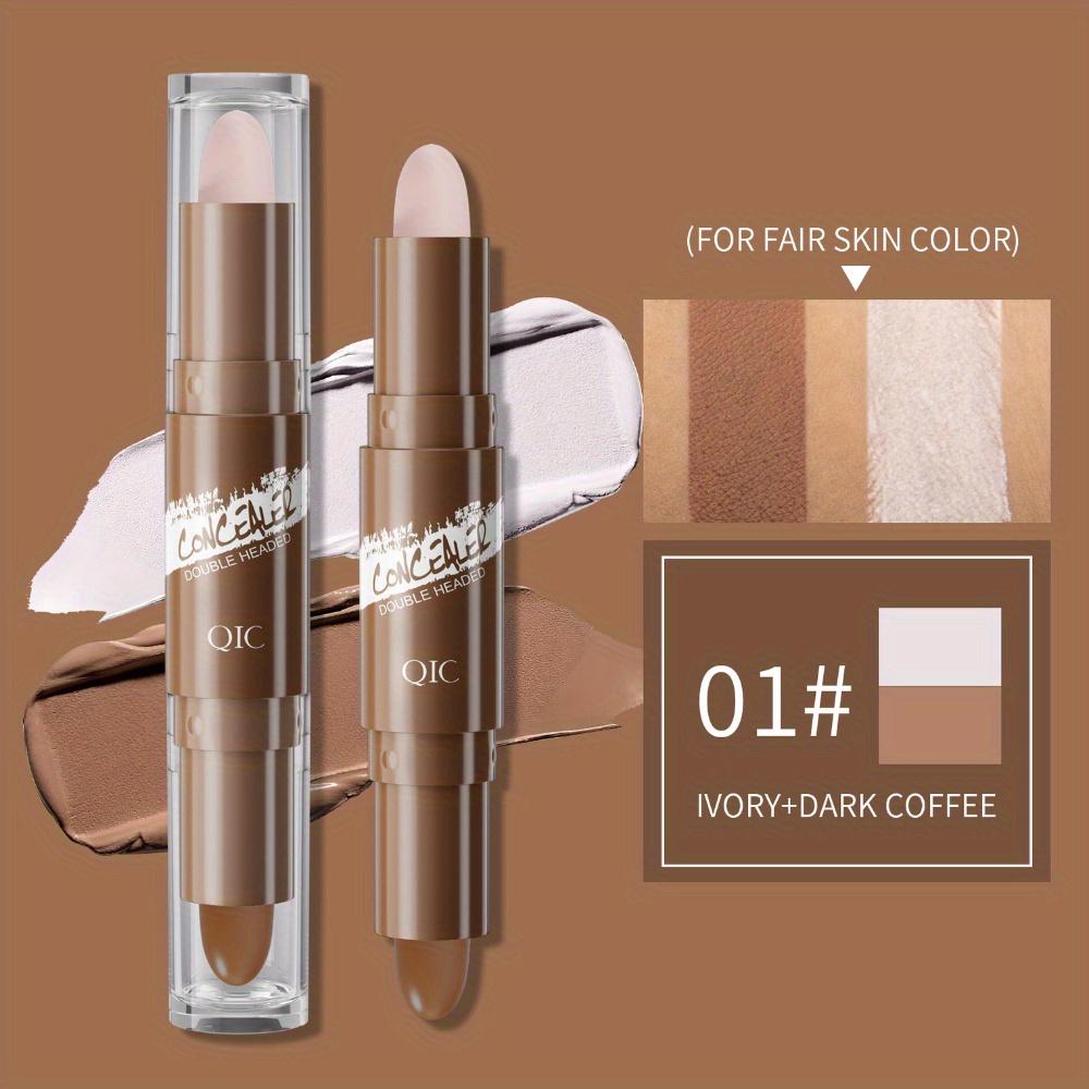 Dvouhlavý rozjasňovač konturovací tyčinka Korektor tyčinka Nose Shadow Shadow Natural 3D Contour Cream Highlighting Stick