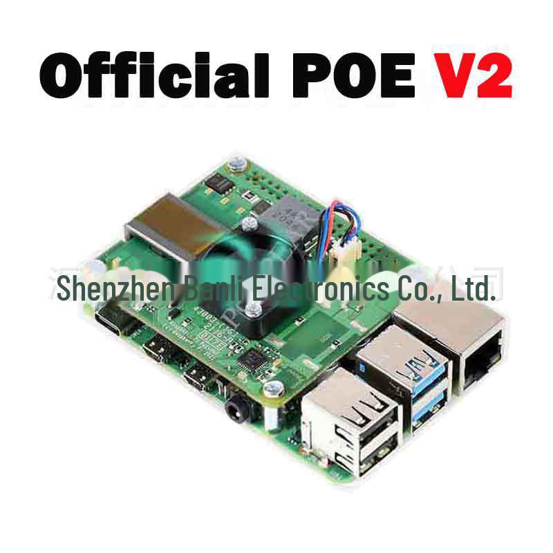 

Raspberry Pi PoE+ HAT V2 Ethernet Power Expansion Board 0102085