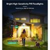 Led Remote Motion Sensor Floodlight With Waterproof Ip66 For Outdoor Security