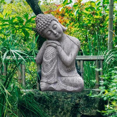 Resin Sleeping Buddha Statue Creative Crafts Home Decoration Sculpture Gift, Good Luck and