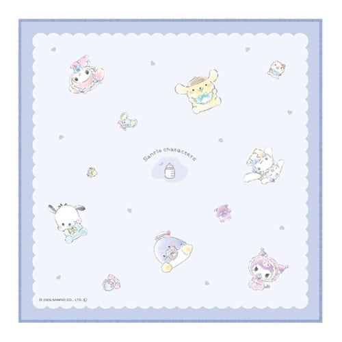 Crux Sanrio Characters Lunch Cloth, Baby Lunch Mat, Lunch Box Wrap, 276333