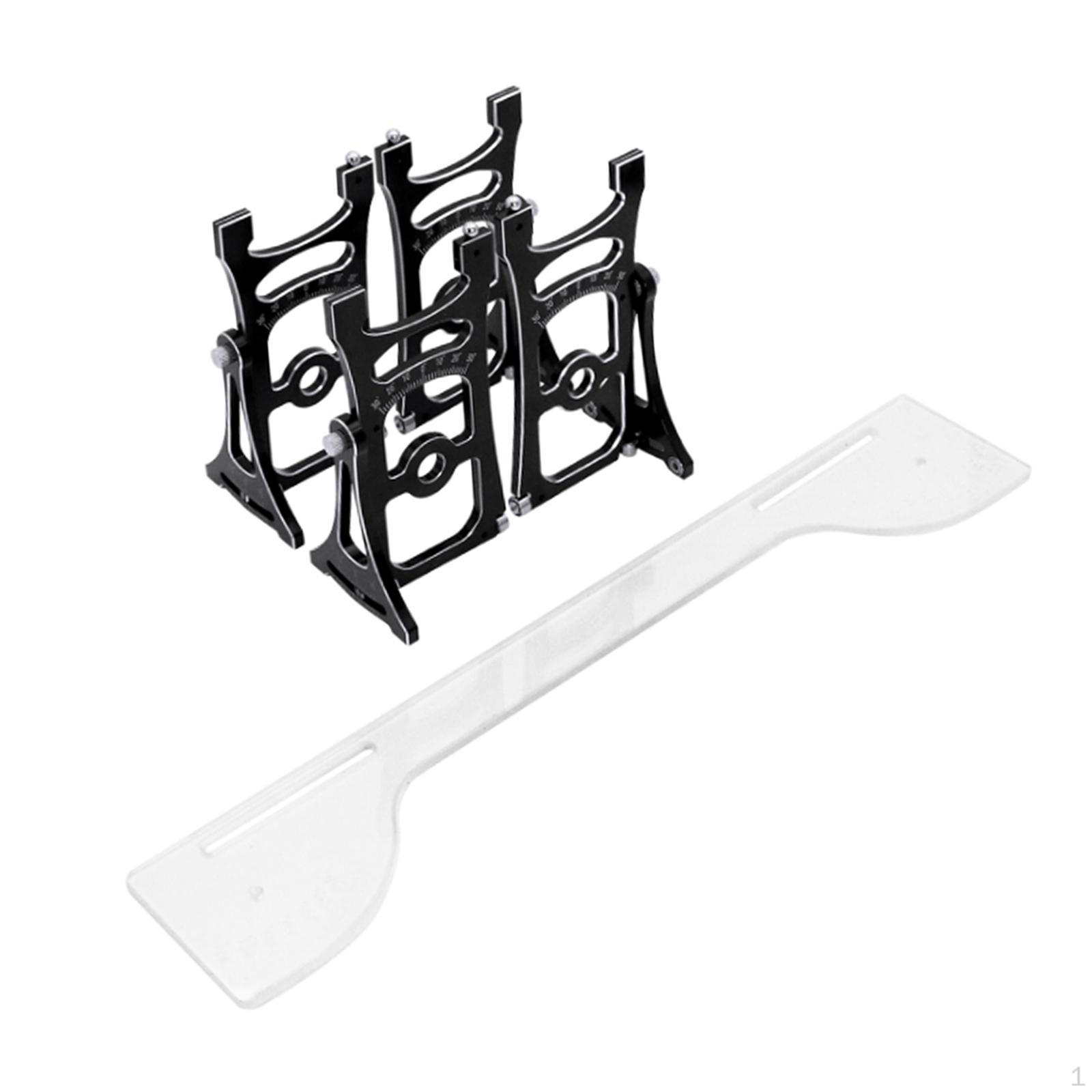 

Chassis Setup System Set Adjustment Ruler Accessories Portable RC Aluminum Alloy for Electric Car Without Wrench