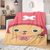 Tony Tony Chopper Print Blanket Warm Comfortable Flannel Blanket Suitable for Bedrooms,Sofas, Beds,Chairs,Travel -QIAO144