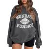 Unisex Lightweight Long Sleeve Neck Printed Pullover Sweatshirt