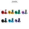 12pcs Colorful Bicycle Disc Brake Rotor Bolts T25 M5x9mm Stainless Steel Road Bike Fixing Screws  Part Cycling Accessory