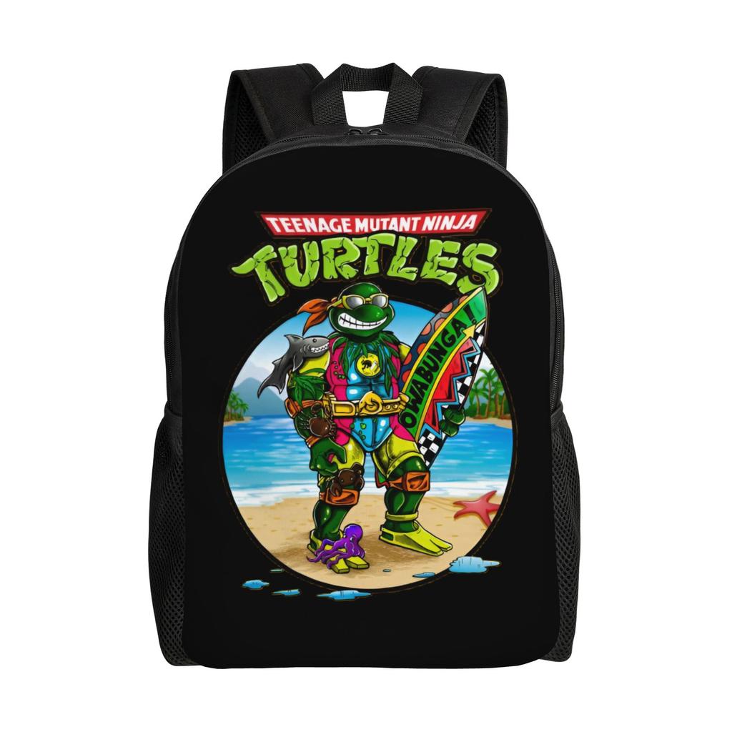 Custom Ninjas Turtles Backpacks Men Women Casual Bookbag for School College Superhero Bags
