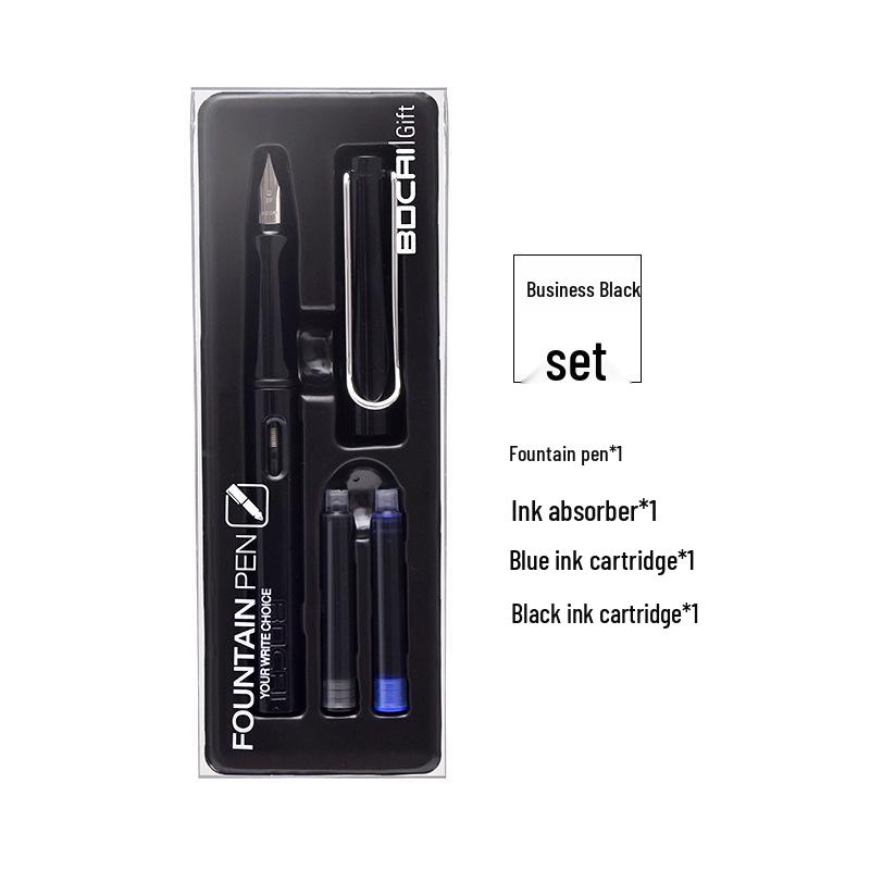 Bo Cai Third Grade Fountain Pen Set: Calligraphy Practice & Posture Correction for Kids