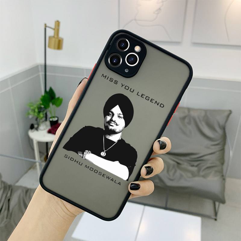 

Sidhu Moose Wala певец легенды не умирают Чехол для телефона матовый прозрачный Для iphone 11 12 13 7 8 plus mini x xs xr pro max чехол iPhone13 promax
