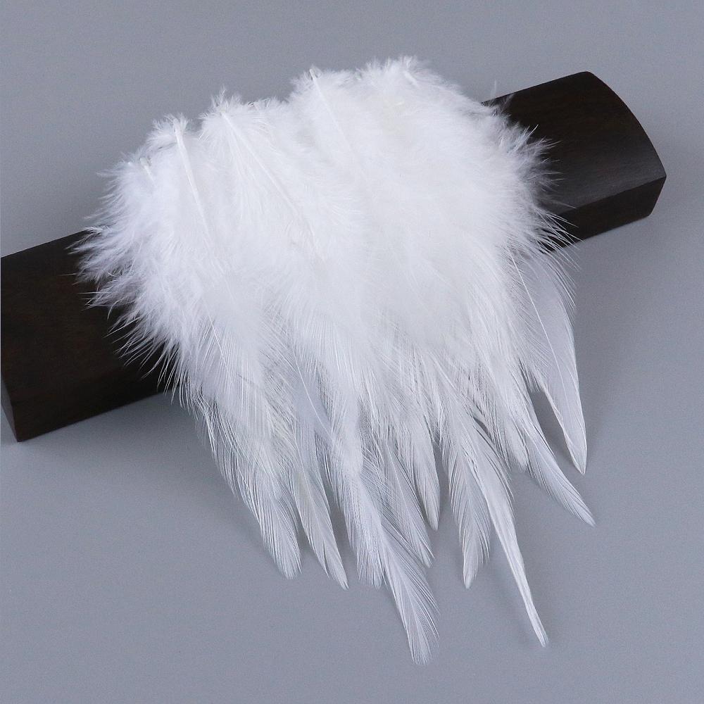 50Pcs High Quality Pheasant Rooster Feather 4-6"/ 10-15Cm Natural Dyed Chicken Plumes for Crafts DIY Jewelry Earring Accessories