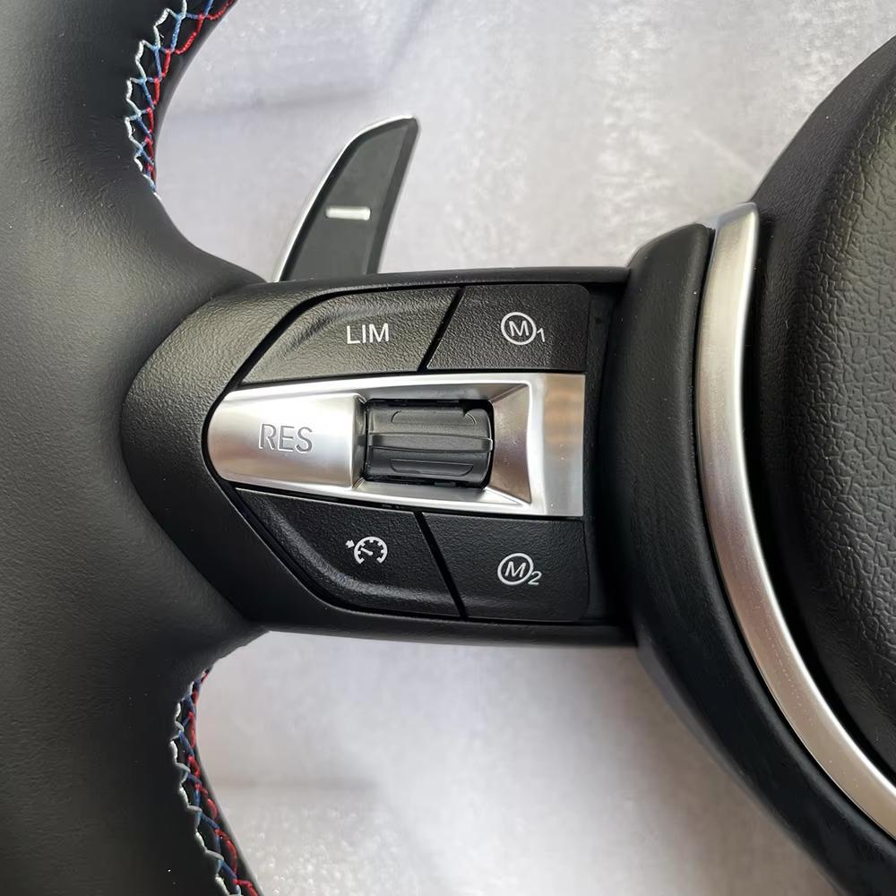 M Series Sport Steering Wheel for F01 F10 F11 F20 F21 F30 F31 F34 F32 F33 F36 F22 F23 F48 M3 M5, Premium Car Interior Accessory