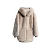 Winter plush imitation fur coat women's new loose and thickened imitation rabbit fur coat medium and long cotton clothes