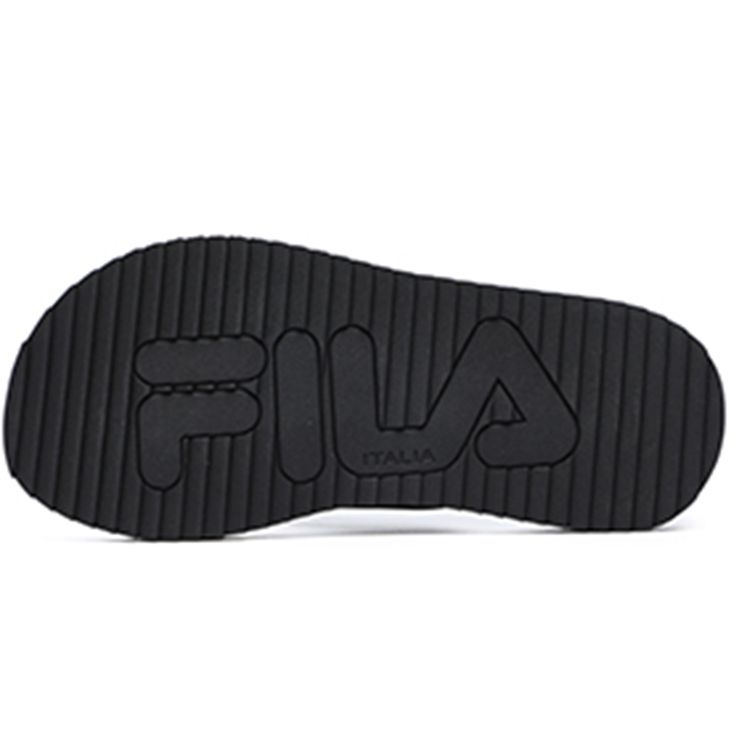 FILA Trevi Comfortable Versatile Rubber Sole Flip Flops Women Footwear Black F12W226508FBK