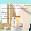 Home Humidifier With Double Nozzles And Atmosphere Light For Bedroom Comfort