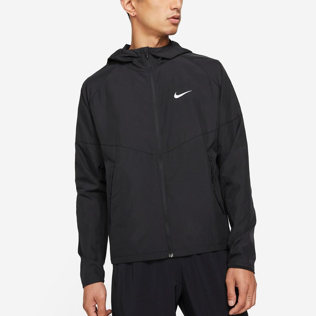 Nike Jacket Casual Sports Solid Color Versatile Kids Jackets Black DD4747-0109