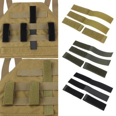 Taktische Patches Molle-Streifen Befestigung für 3 Zoll hohe Patches Taktische Molle-Streifen Molle Klett für Abzeichen Rucksack