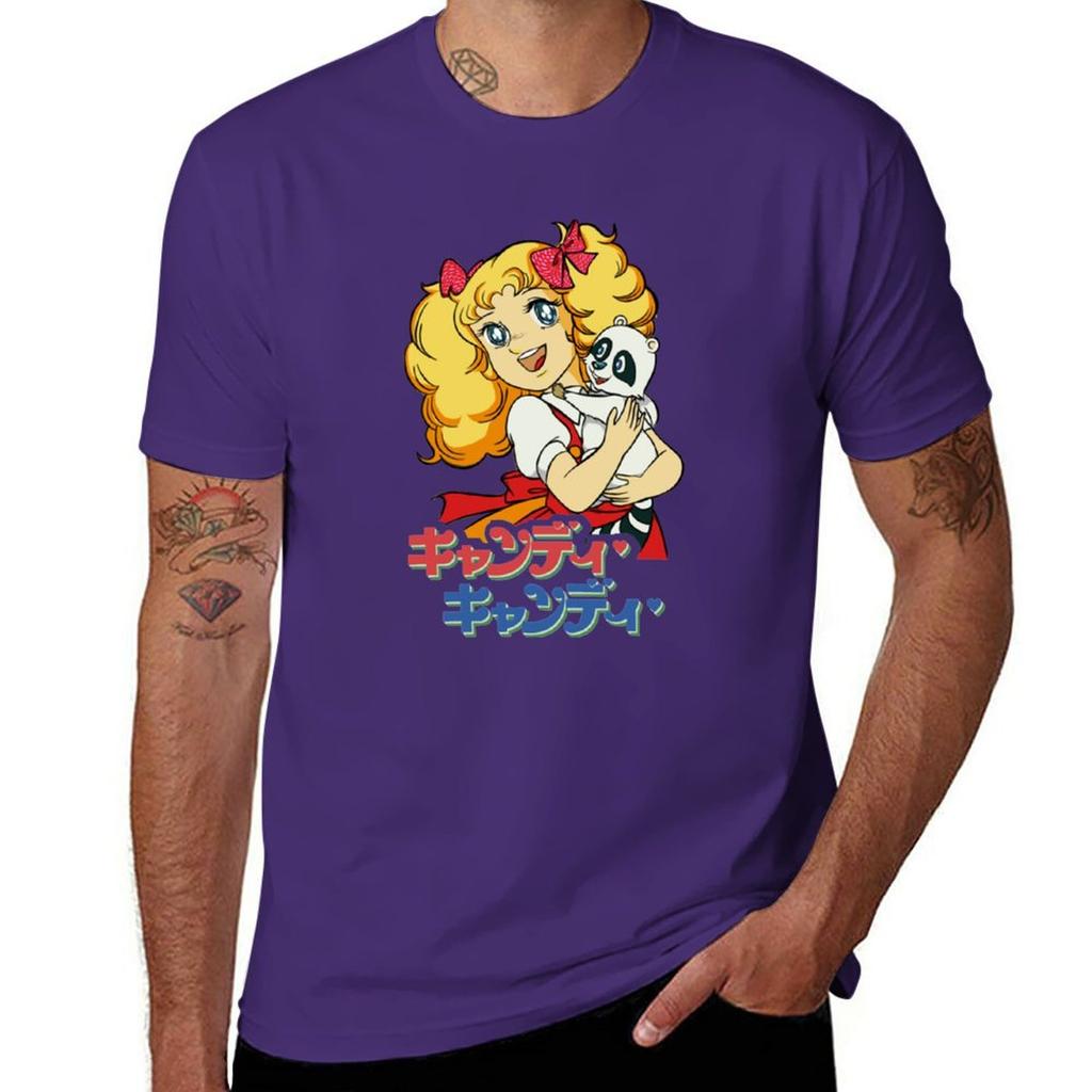 Candy Candy TShirt vintage quick drying mens t shirts pack