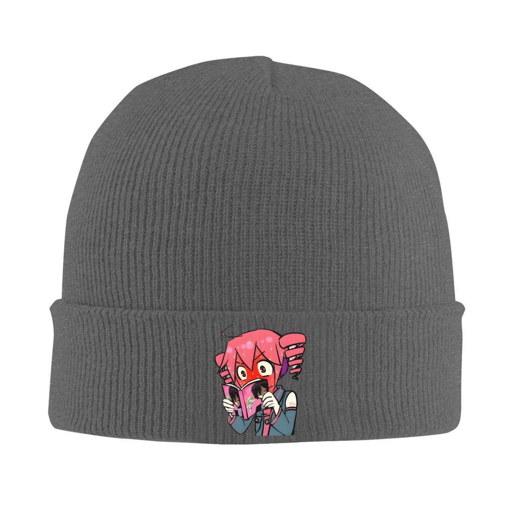 Triple Baka Kasane Teto  Beanie Hats  Bonnet Hats Adult Unisex Vintage Kpop Skullies Beanies Autumn Pattern Thermal Elastic Caps
