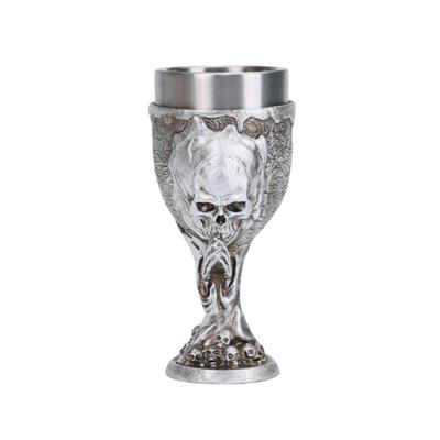 Gothic Engraved Nonrust Steel Goblet Halloween Barwares Rustproof Cup Decorative Drinking Cup For Cocktails